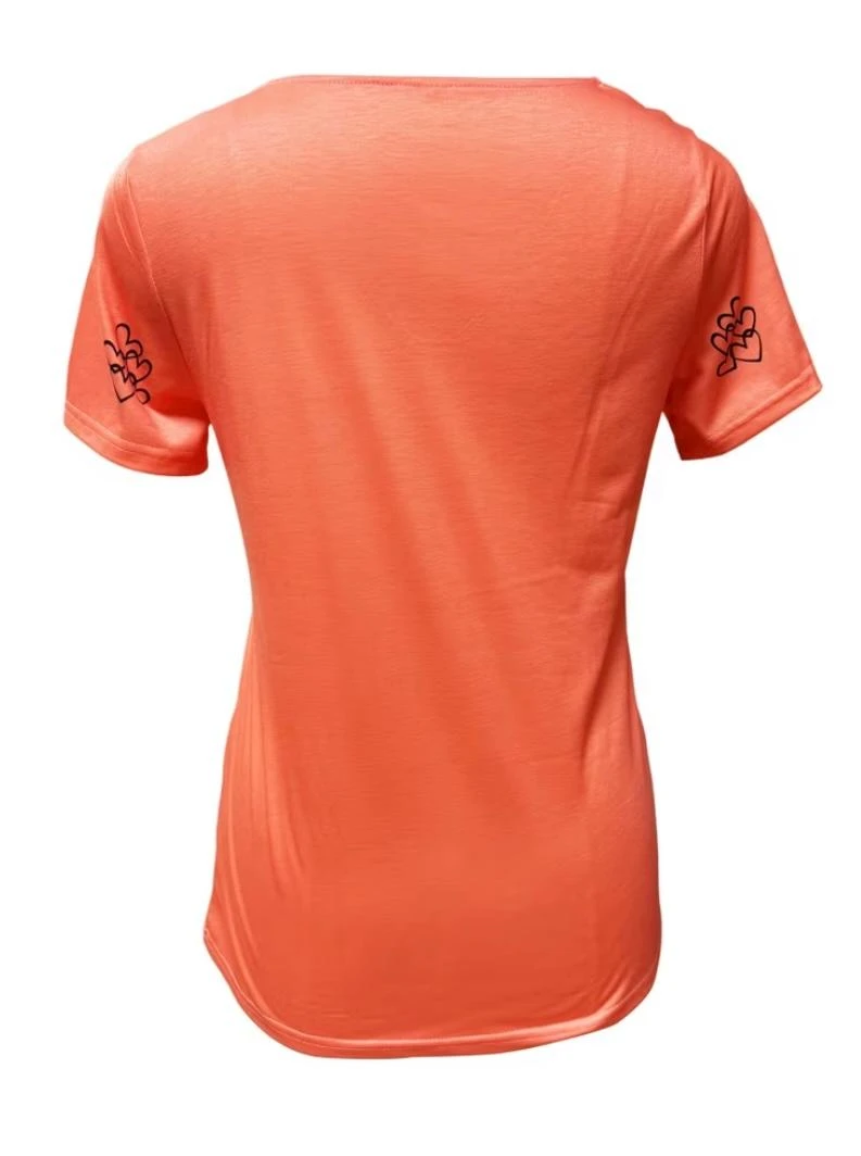 🟠 Coral Highland Cow Print T-shirt – Original and Trendy - Size XXL – photo 5